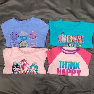 Girls long sleeve shirts bundle Size 4T